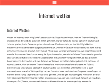 Tablet Screenshot of internet-wetten.eu